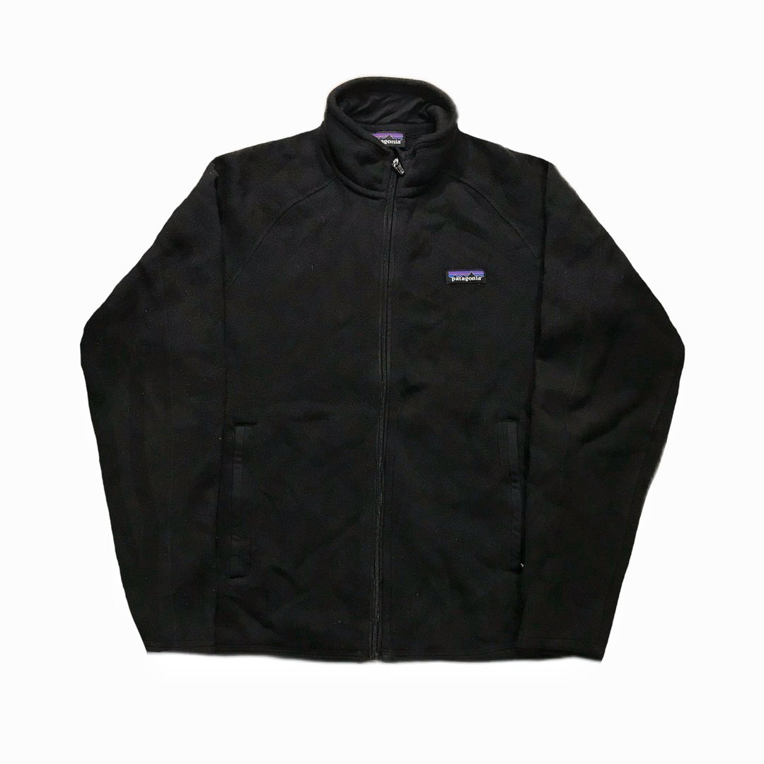 Patagonia Black Fleece Jacket 黑色摇粒绒外套 - 男装外套 - 聚酯纤维 黑色