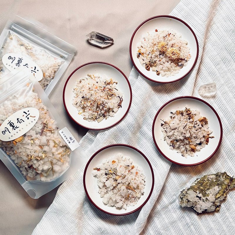 【明里有光】明火用净化盐 | 共四款 - 香薰/精油/线香 - 精油 白色