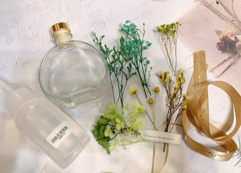 【DIY材料包】浪漫浮游花香奈儿瓶 - 植栽 - 玻璃 多色