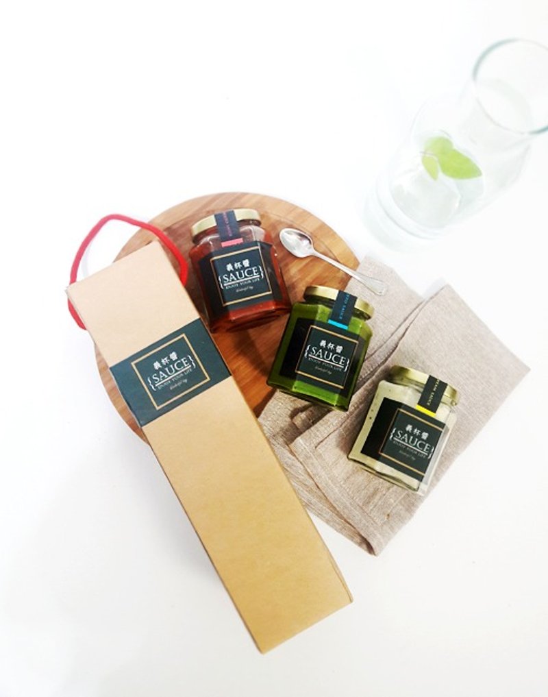 义杯酱- 手作意大利面料理酱系列礼盒 红酱青酱白酱  - 酱料/调味料 - 新鲜食材 多色