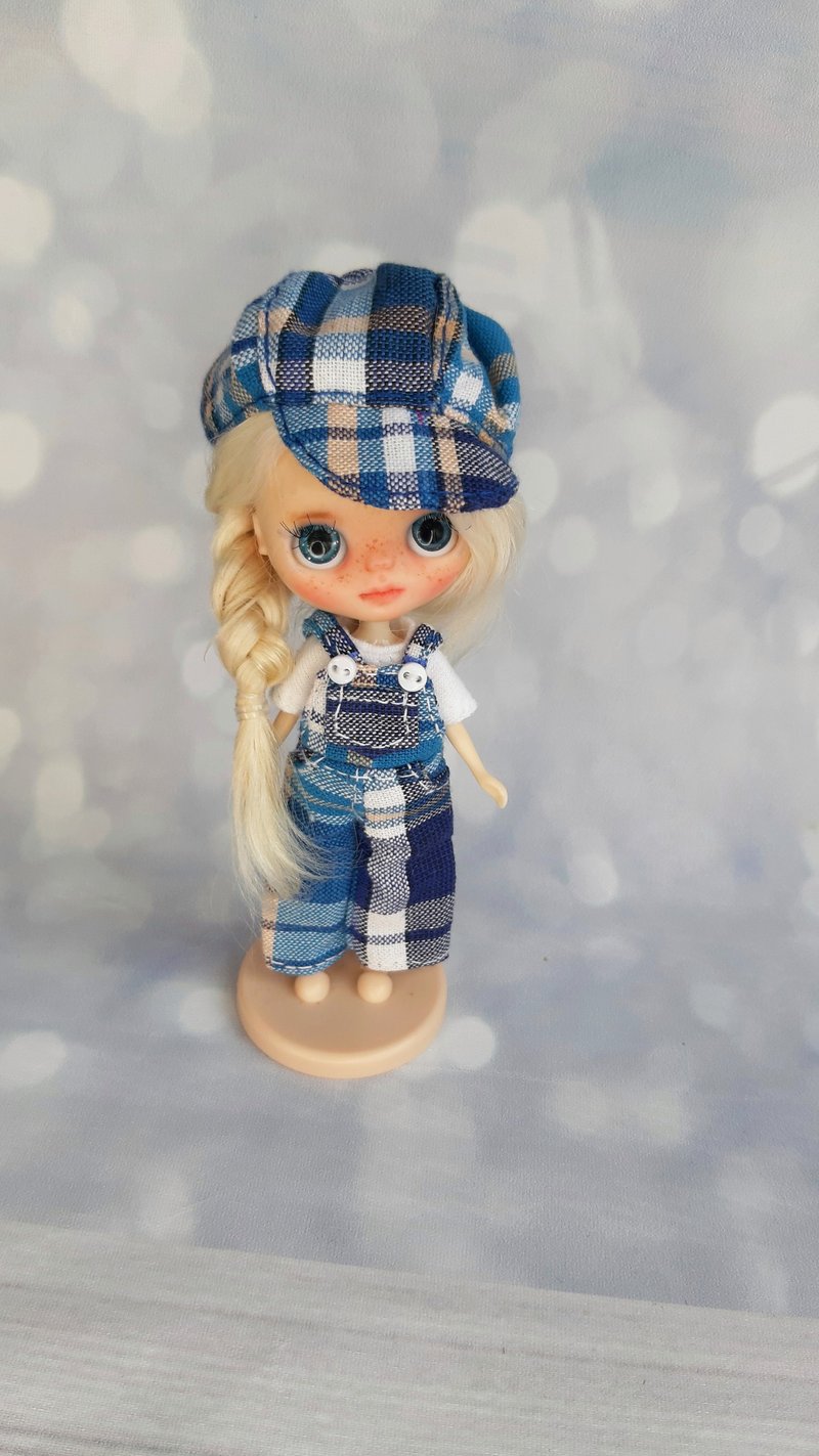 Outfit for doll - 其他 - 棉．麻 蓝色