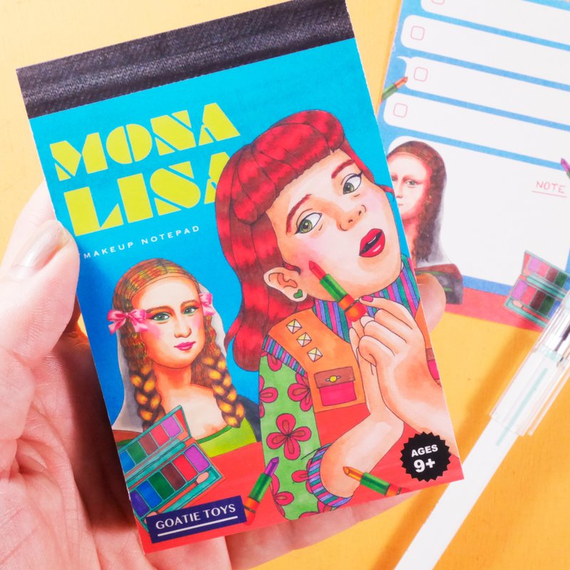 蒙娜丽莎彩妆师便条纸（轻微瑕疵品） - 便条纸/标签贴 - 纸 蓝色