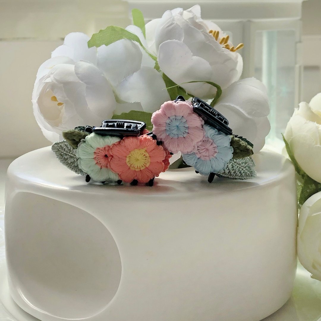 小巧可爱儿童女孩小孩发夹发饰迷你抓夹两件组 - 婴儿饰品 - 其他材质 多色
