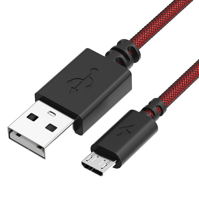 N9 USB-A to MicroUSB 极速充电线 - 充电宝/传输线 - 铜/黄铜 黑色