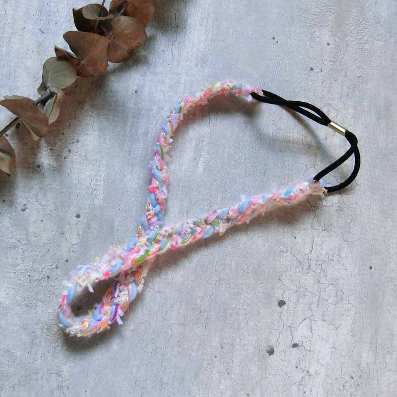 秋冬限定独角兽编织发带 - 发带/发箍 - 羊毛 多色