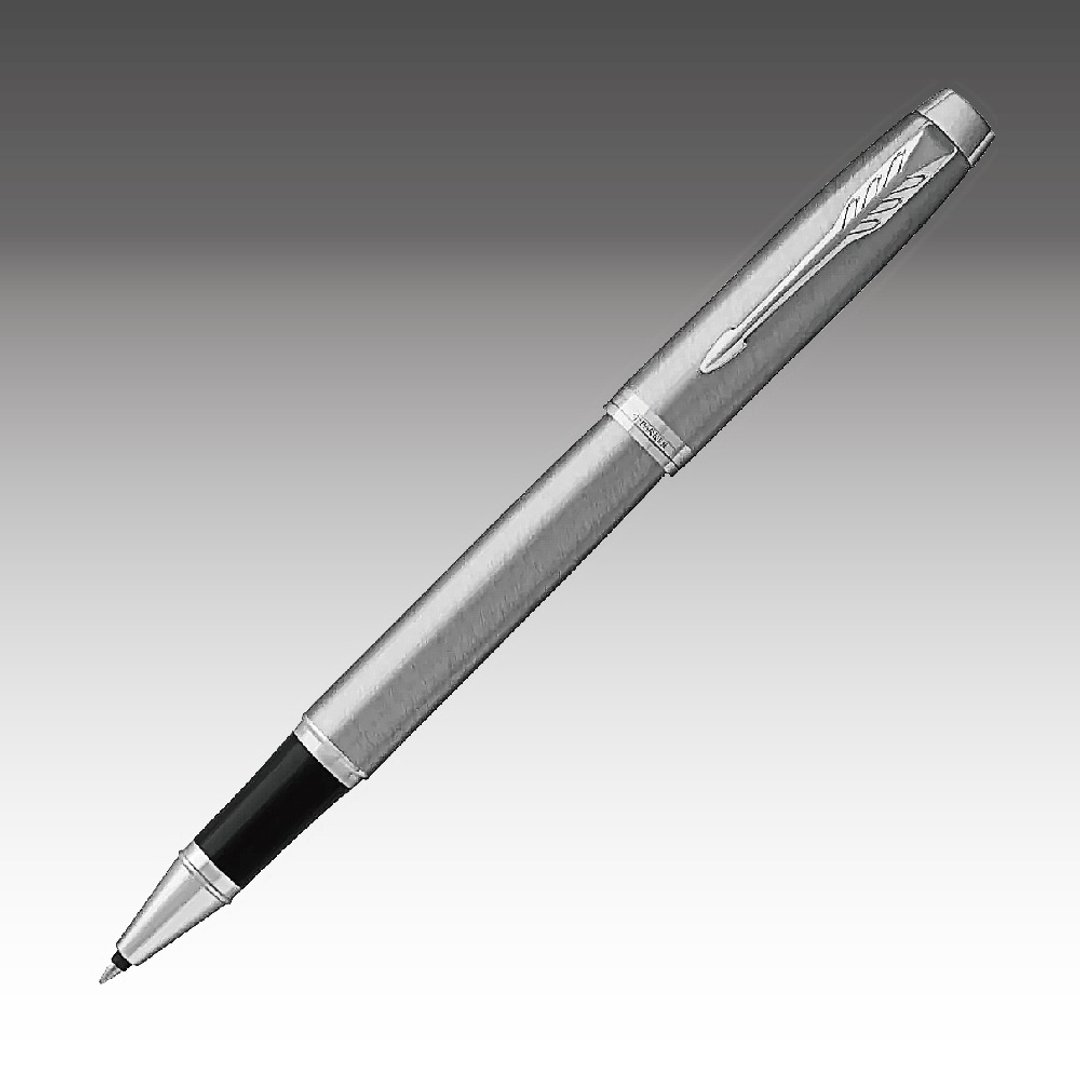 Parker 派克 新IM 入门款 钢杆白夹钢珠笔 免费刻字 - 圆珠笔/中性笔 - 其他金属 银色