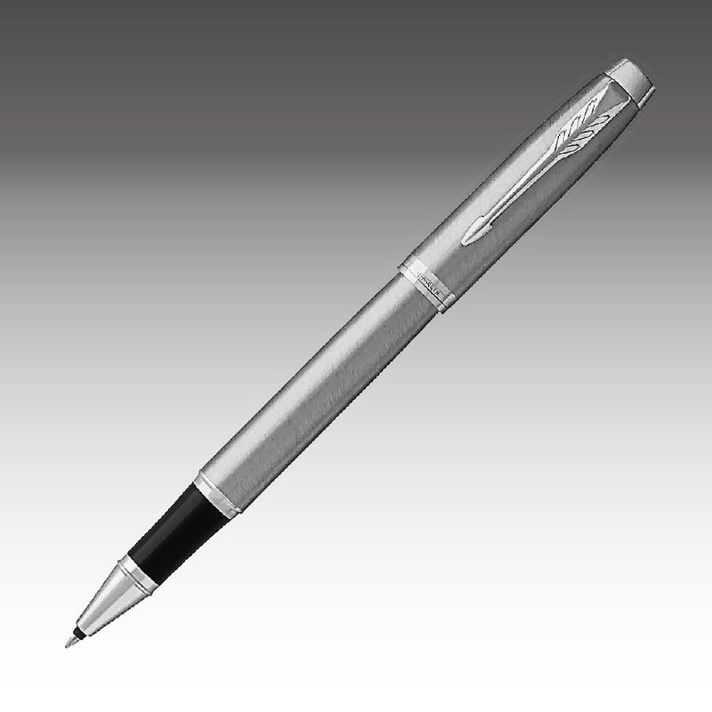 Parker 派克 新IM 入门款 钢杆白夹钢珠笔 免费刻字 - 圆珠笔/中性笔 - 其他金属 银色