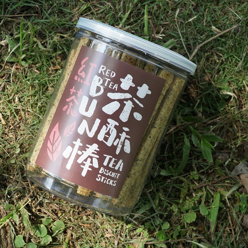 红茶茶酥BUN棒/茶叶牛奶棒/茶酥饼干棒 - 零食/点心 - 塑料 红色