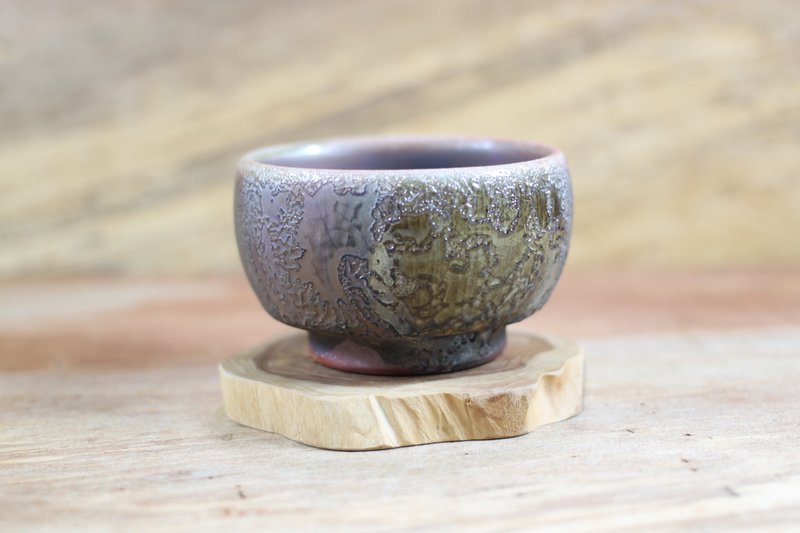 【母亲节礼物】天然落灰 柴烧茶杯 名家叶敏祥手工作品 - 茶具/茶杯 - 陶 