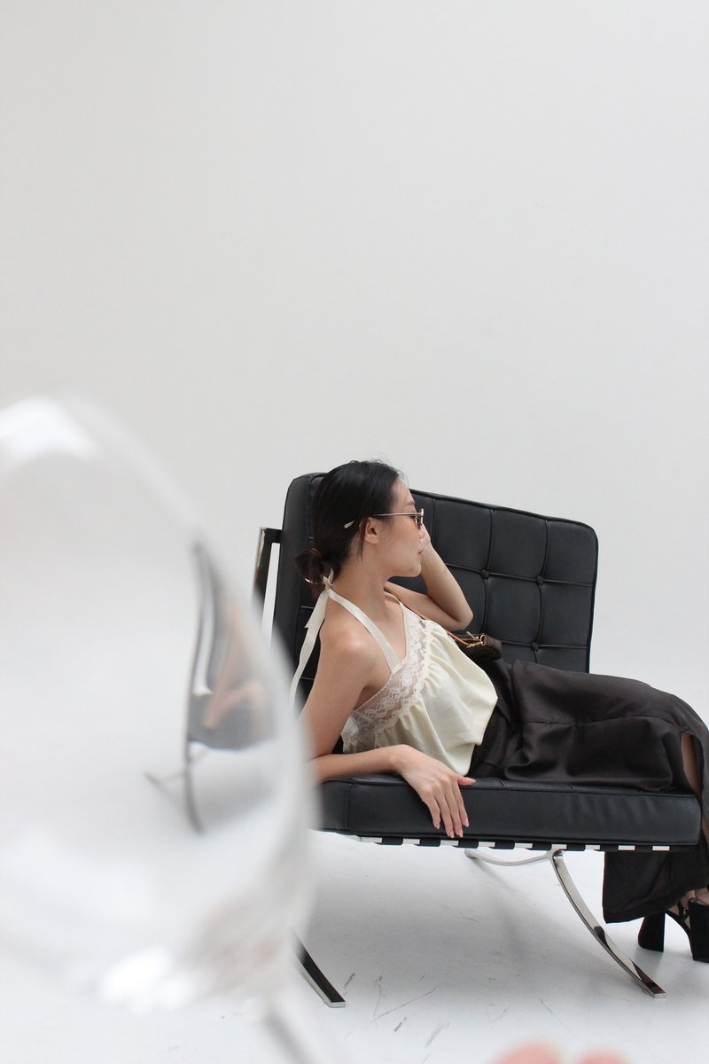 HIGHESTJUMP Emma 绑带细肩背心 - 女装上衣 - 其他材质 黑色