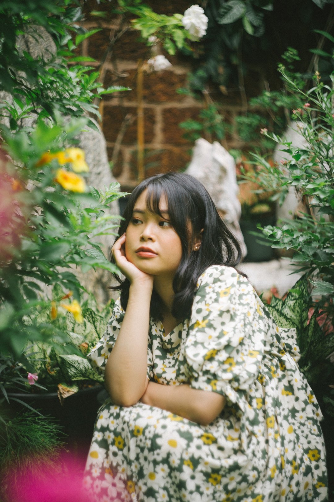 Camille dress in Tea Green - 洋装/连衣裙 - 棉 绿色