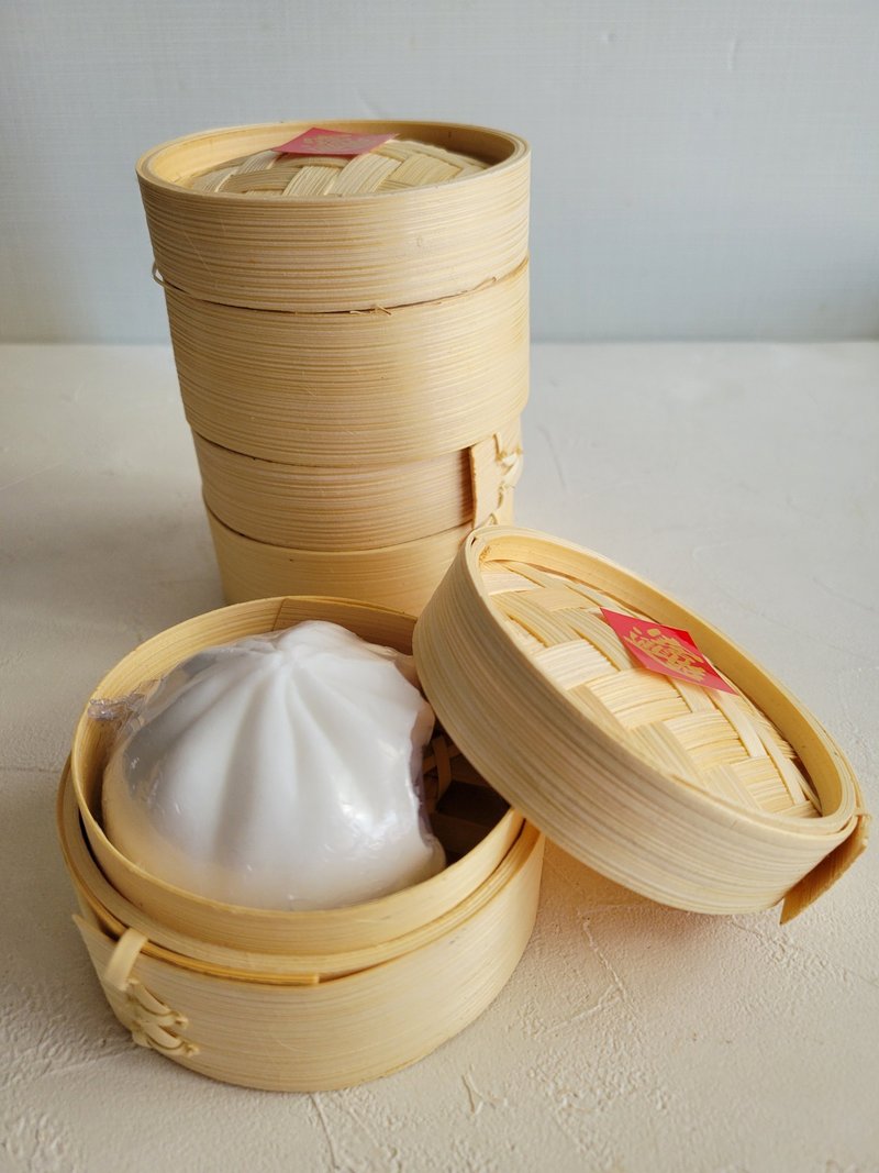 蒸蒸日上创意包子皂礼盒 - 肥皂/手工皂 - 精油 白色