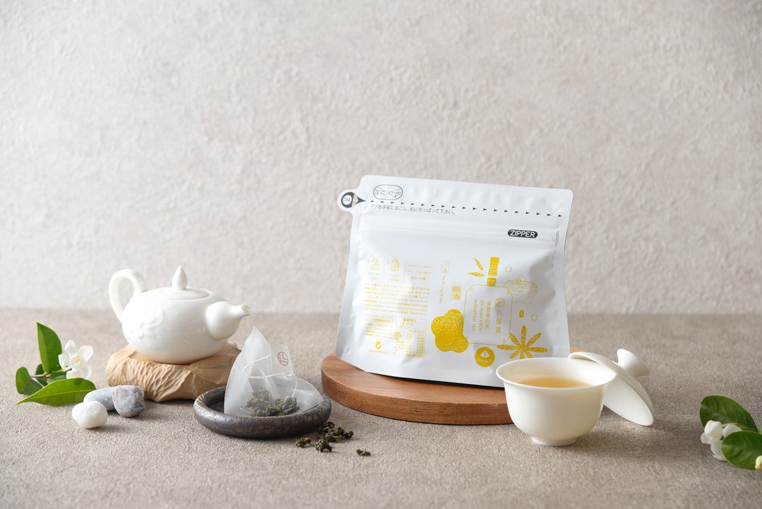 台湾阿里山奶香金萱 原叶立体茶包随身袋(7入/袋) - 茶 - 其他材质 白色