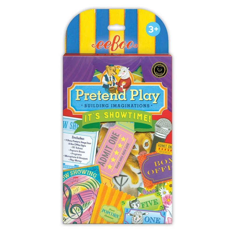 eeBoo 角色扮演 — Pretend Play 好戏登场了!  Its Showtime - 拼图 - 纸 多色