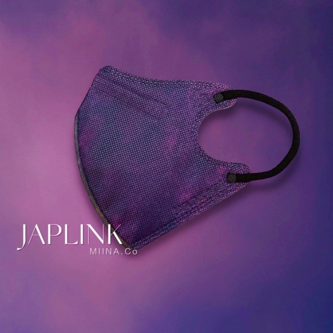 【标准】JAPLINK MASK【D2 / N95】 立体口罩-恶魔紫 - 口罩 - 聚酯纤维 紫色