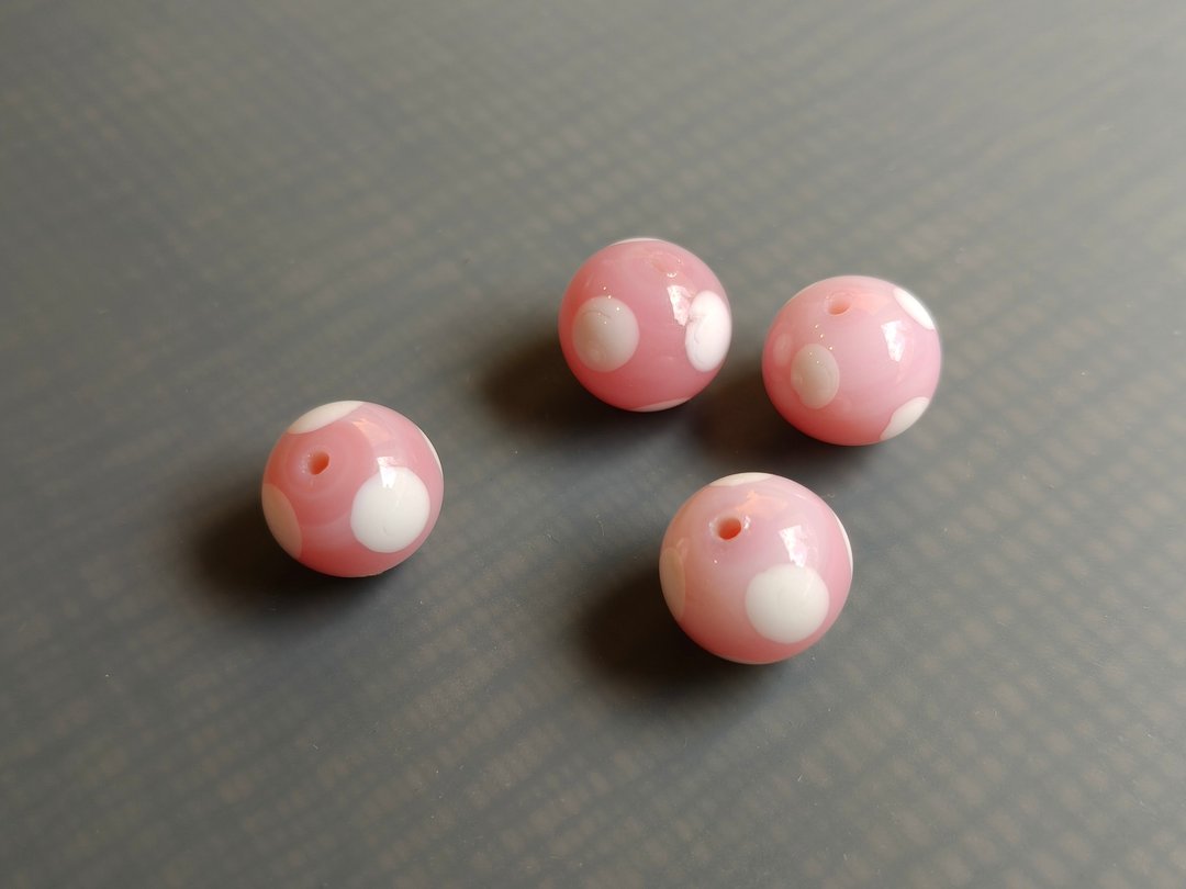 意大利老琉璃 Murano 散珠– LB-72 - 其他 - 琉璃 粉红色