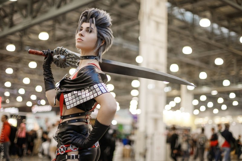 最终幻想X-2 派恩 Cosplay 服装订制 - 背带裤/连体裤 - 其他材质 黑色