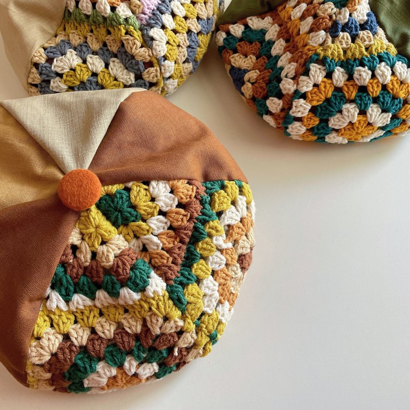 编织花砖蓓蕾帽 - 帽子 - 其他材质 