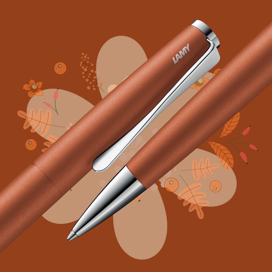 【雷雕免费刻字】LAMY 原子笔 / studio 系列  - 陶瓦红 - 圆珠笔/中性笔 - 铝合金 橘色
