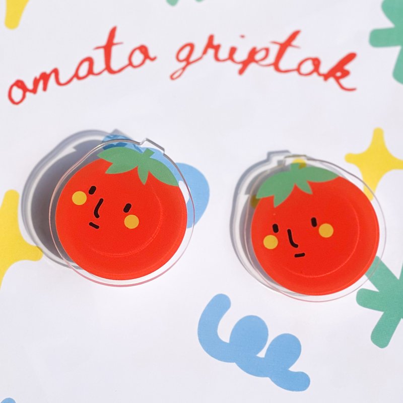 Griptok die cut - Tomato - 手机座/防尘塞 - 压克力 