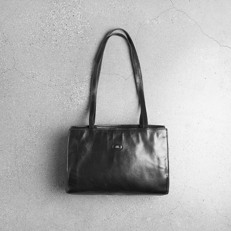 The Bridge 肩背古董包 / Vintage古着 - 手提包/手提袋 - 真皮 黑色