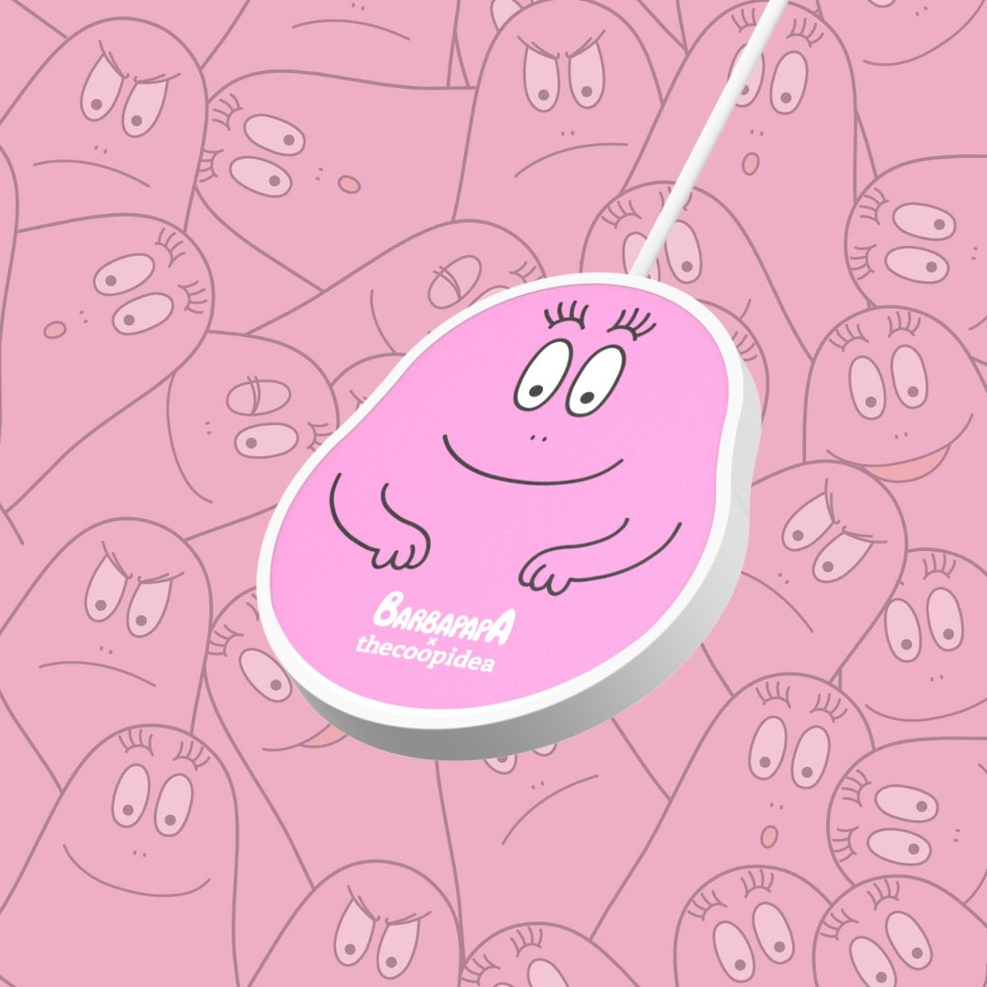 thecoopidea x Barbapapa 高速无线充电板 | Barbapapa - 数码小物 - 其他材质 
