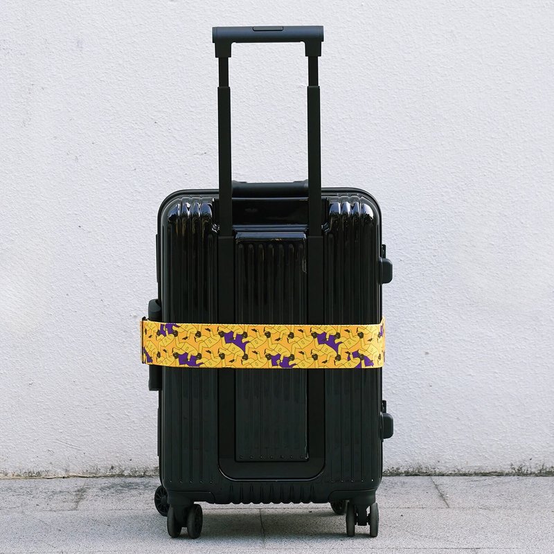 【锦源兴】抓猴宽版行李束带 l 行李带 行李绑带 可调长度 - 行李吊牌 - 聚酯纤维 多色