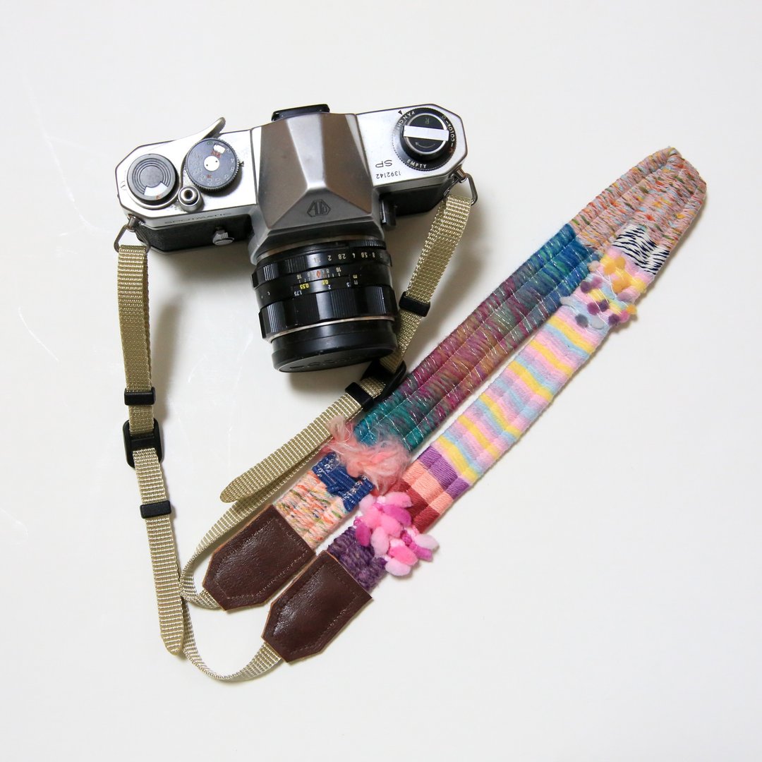 Yarn Camera Strap # 12/1/4 Resale - 证件套/卡套 - 其他材质 粉红色