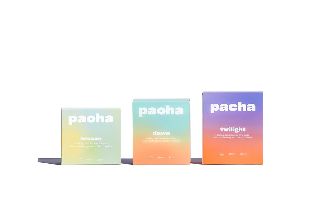 (周期呵护套装) 有机棉护垫及日夜用卫生巾 - 生理用品 - 棉 