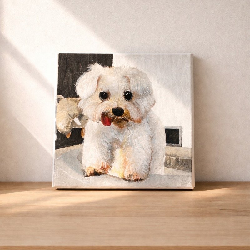 纯手绘 定制 宠物画 宠物纪念 专属订制 15x15cm - 海报/装饰画/版画 - 颜料 多色