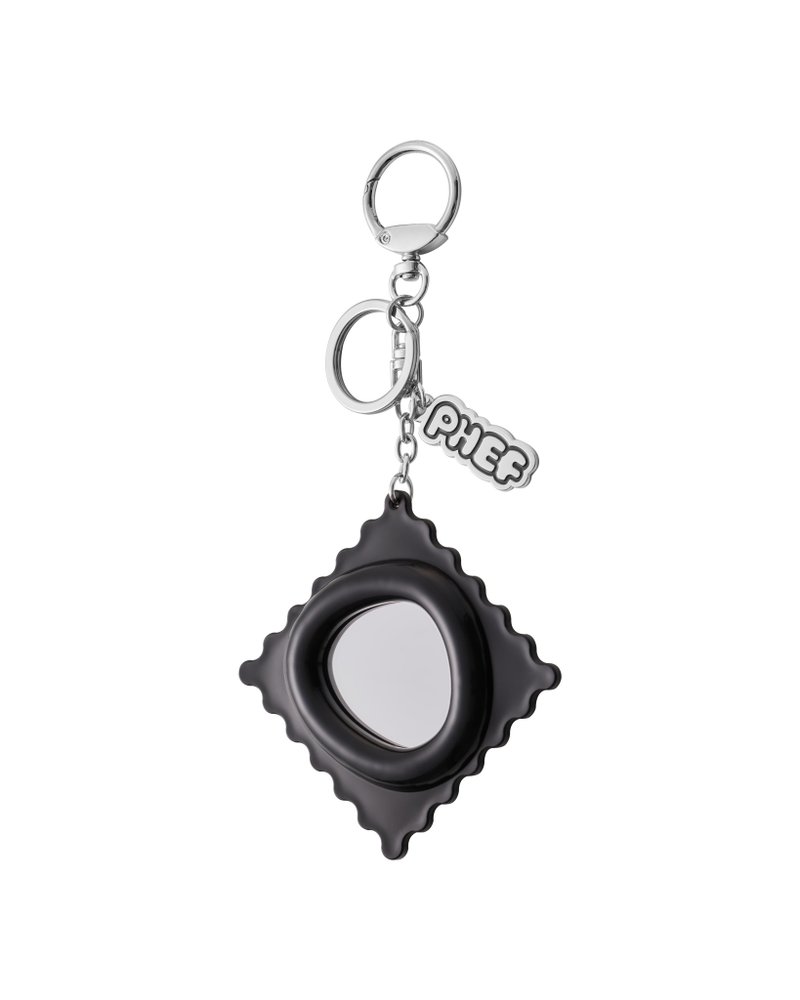 馄饨钥匙圈：鱿鱼墨鱼汁 - 钥匙链/钥匙包 - 塑料 黑色