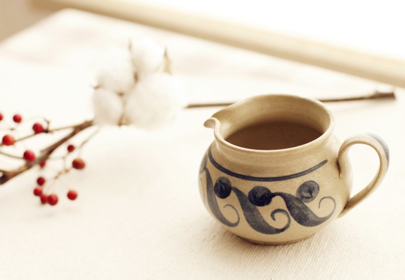 【好日恋物】荷兰VINTAGE 手绘花纹奶壶/置物罐 - 花瓶/陶器 - 其他材质 多色