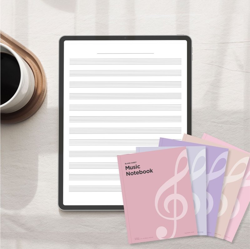 五套空白钢琴谱手稿纸 - 音乐乐谱 - 其他数码设计 - 其他材质 