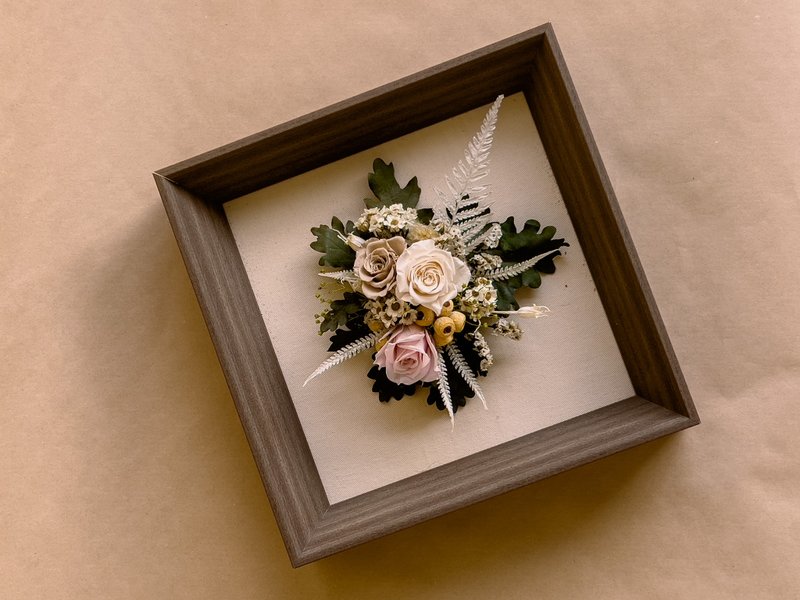 可站立/吊挂 缓缓布面小画框 - 干燥花/捧花 - 植物．花 多色