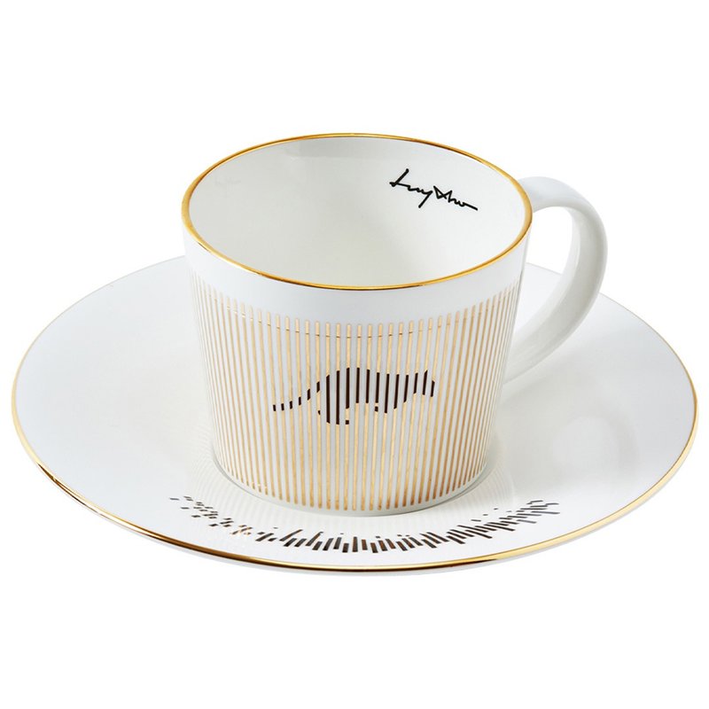 LUYCHO Locomotion系列 镜面倒影杯组_跳跃的猫咪 (240ml) - 其他杯子 - 陶 