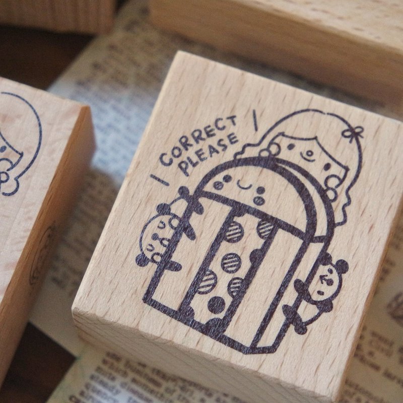 教师印章 / 教师的小工具 / correct please - 印章/印台 - 塑料 红色