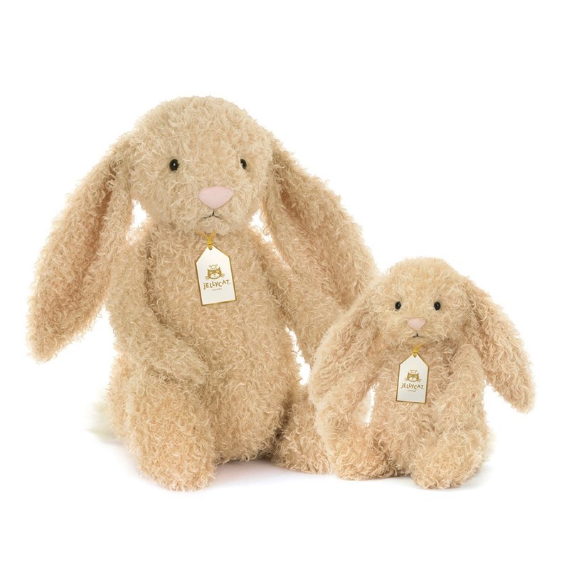 Bashful Luxe Bunny Curly 奢华致臻安抚卷毛兔 51cm - 玩偶/公仔 - 聚酯纤维 金色