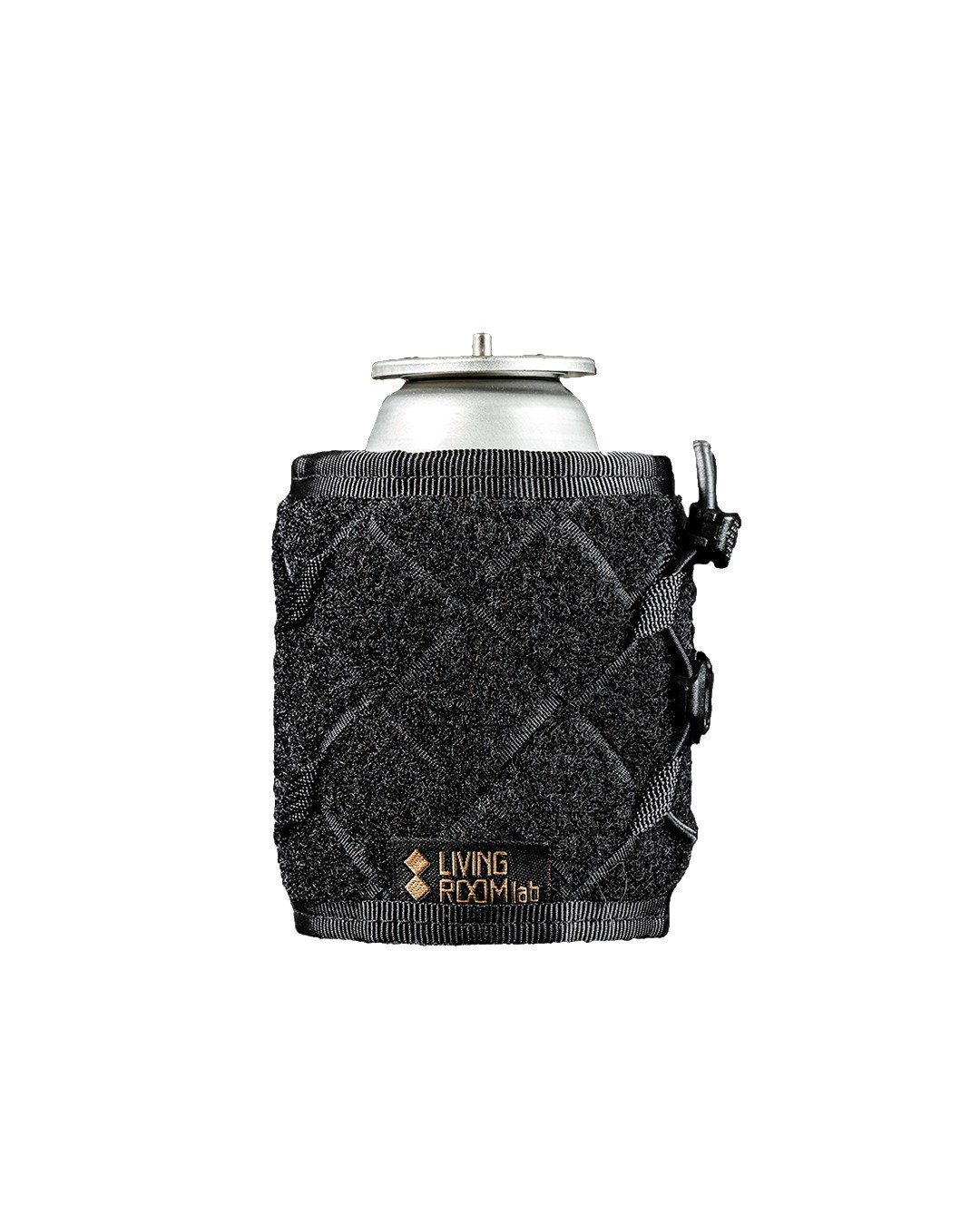 MINI SHADOW 战术瓦斯罐套 手工编织 - 露营用品 - 尼龙 黑色