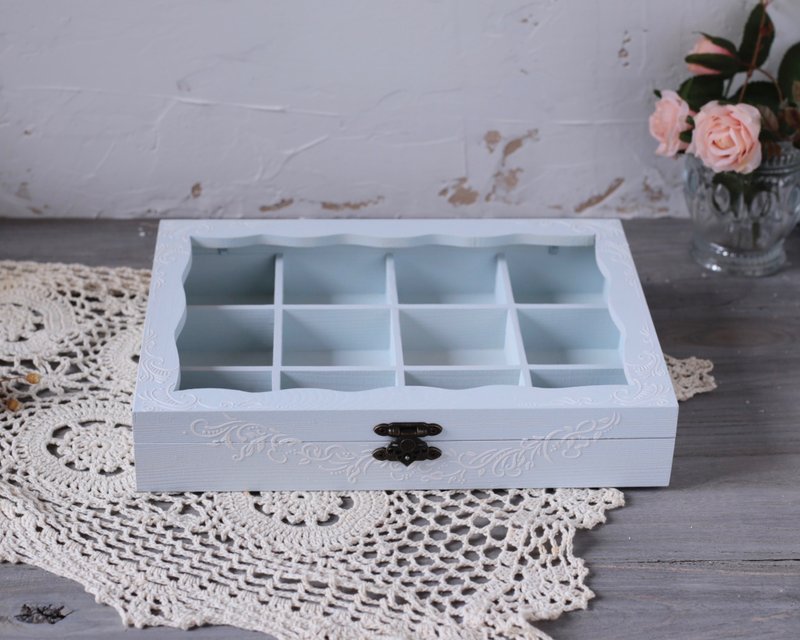 日系浪漫饰品收纳盒 戒指 项链 - 收纳用品 - 木头 