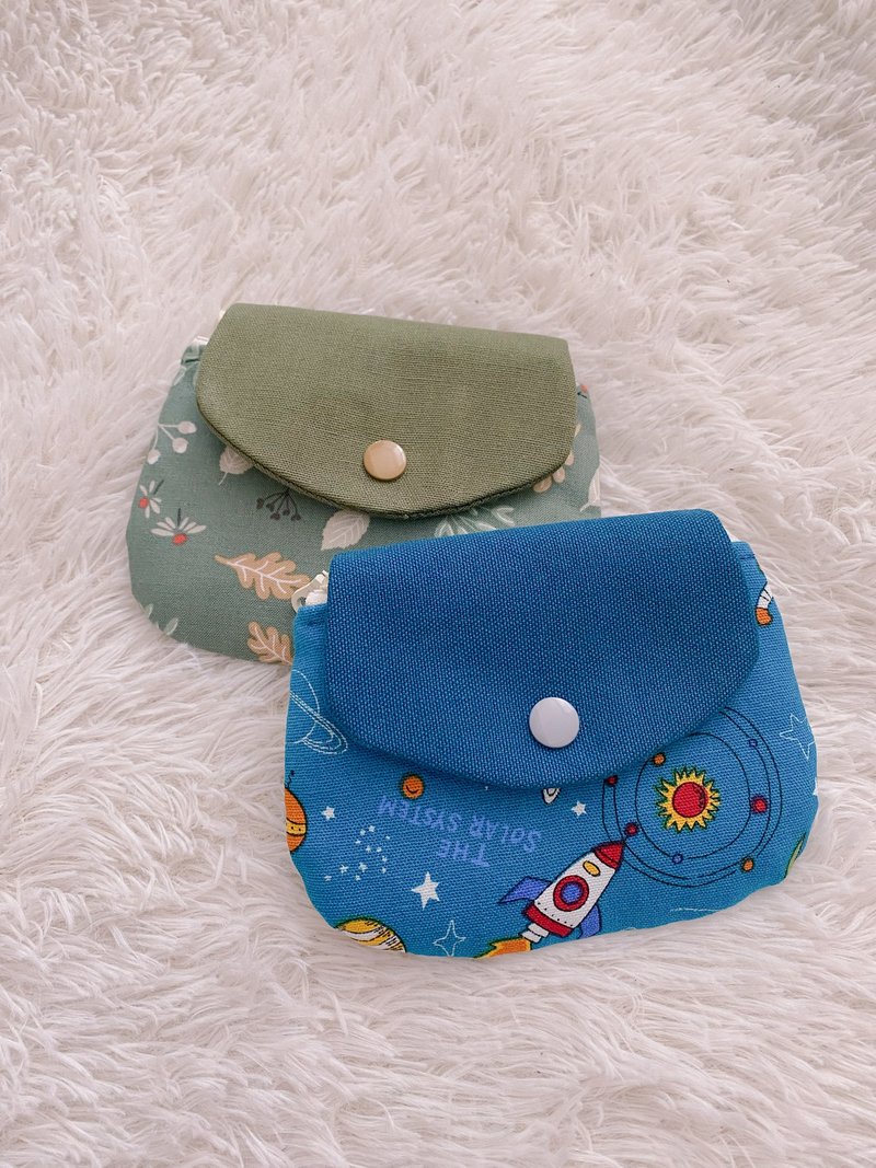 拉链零钱包 双拉链零钱包 分格 悠游卡 零钱手拿包 - 零钱包 - 棉．麻 多色