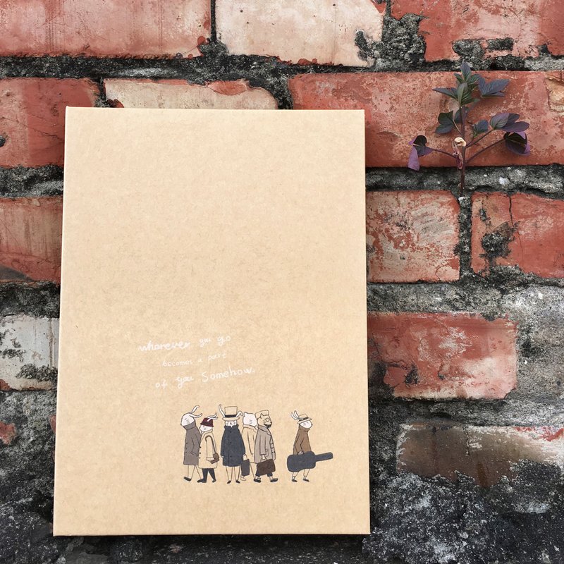 旅人精裝窄版20孔夾 - 笔记本/手帐 - 纸 咖啡色