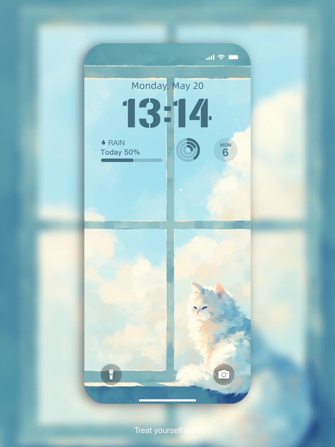 【数码】手机壁纸 | 窗边的猫猫 - 电脑手机桌布/贴图/App 图示 - 其他材质 