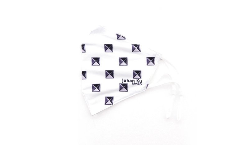 Johan Ku Mask - 018_Freddie_01- 蚕丝内里布口罩/口罩套 - 口罩 - 丝．绢 白色