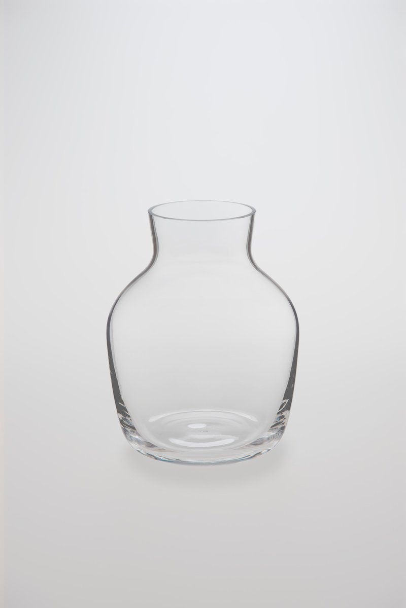 TG 玻璃圆形花瓶 1750 ml - 花瓶/陶器 - 玻璃 透明