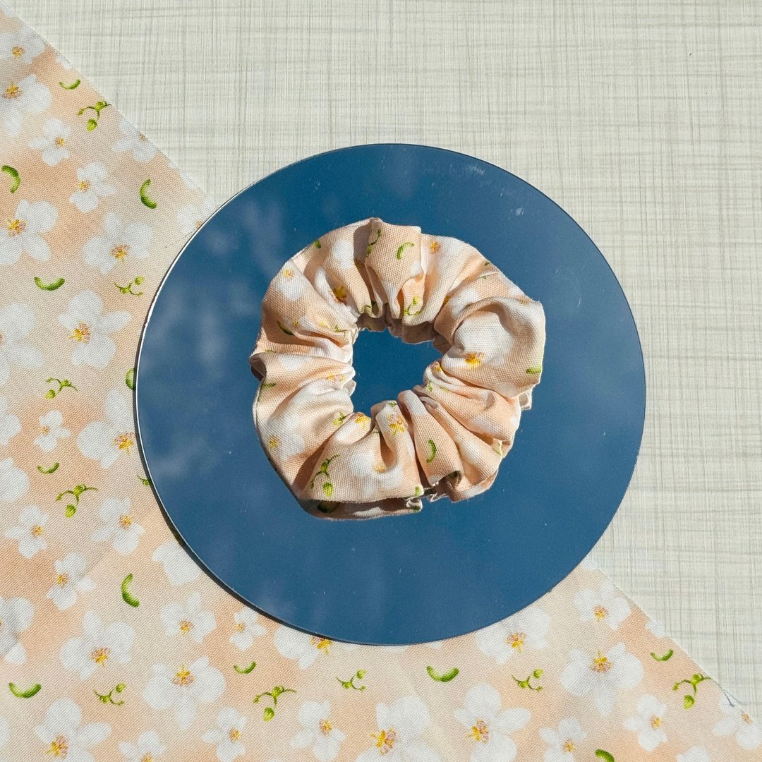 【巧妙艺手】原创印花 蝴蝶兰 - 发圈 中 - 发带/发箍 - 棉 多色