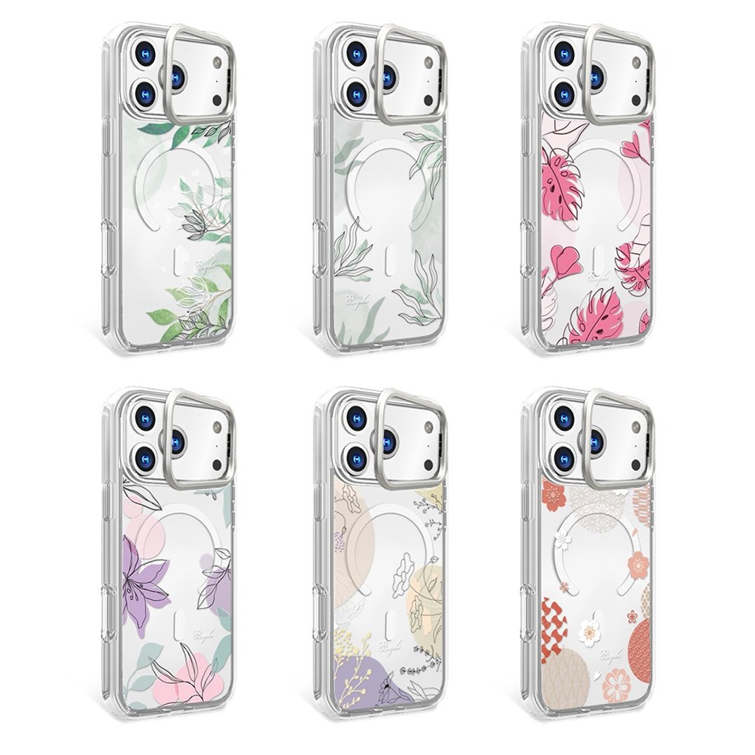 apbs iPhone 17/16系列 军规防摔隐形立架磁吸手机壳-多图可选3 - 手机壳/手机套 - 其他材质 多色