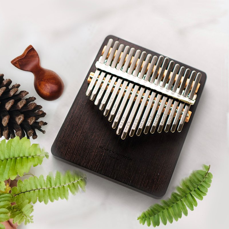 狮子座 原木板琴 非洲黑铁刀木 17音卡林巴 KALIMBA - 吉他/乐器 - 木头 黑色