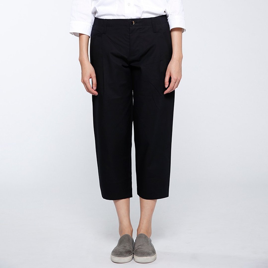 【大减价】 CA Lynn Pants 率性七分裤-黑 - 女装长裤 - 棉 黑色