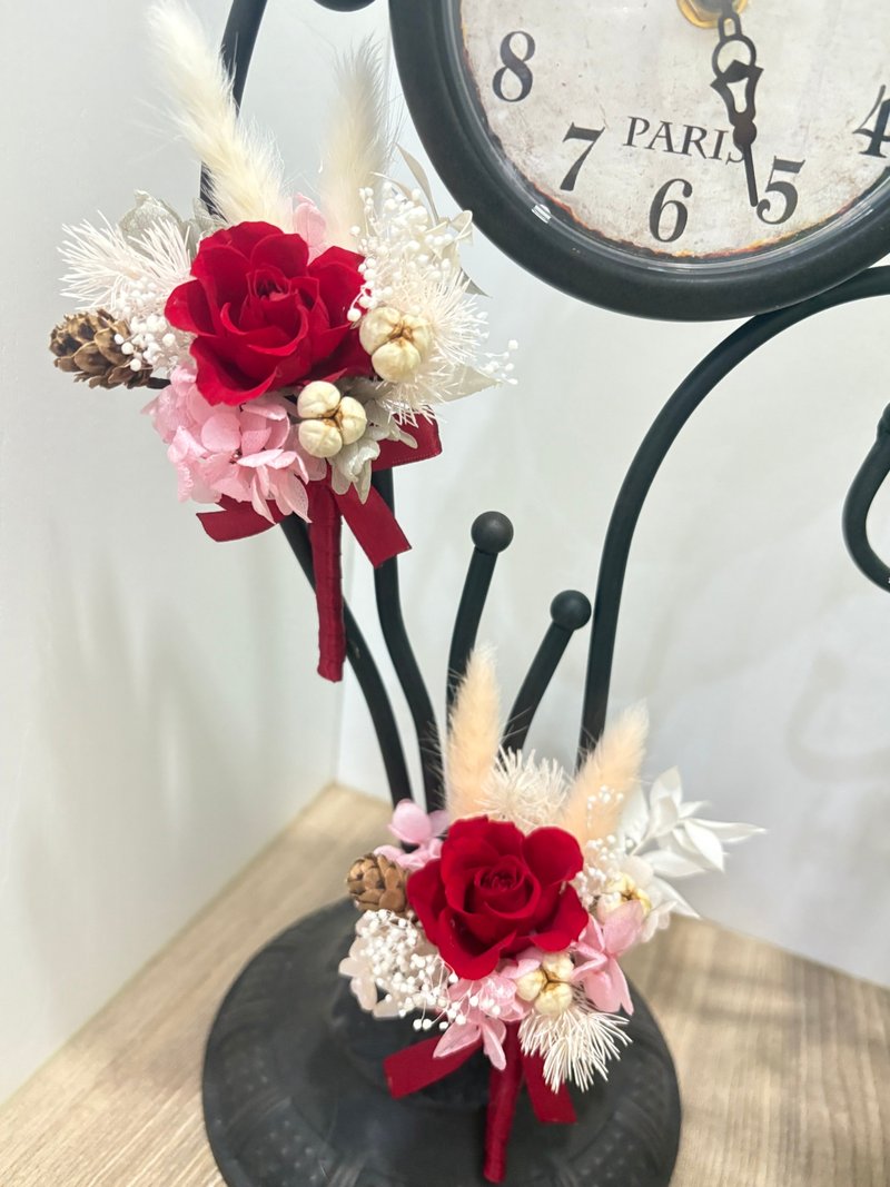 永生婚礼胸花 - 胸花/手腕花 - 植物．花 多色