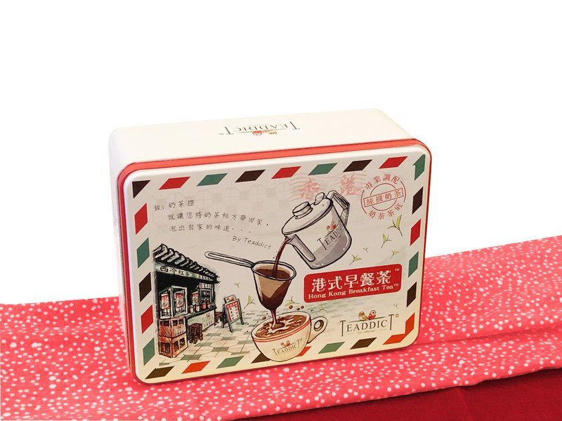 TEADDICT港式早餐茶 (奶茶茶胆)| 小邮包DIY Set 100克茶叶连冲泡 - 茶 - 新鲜食材 红色
